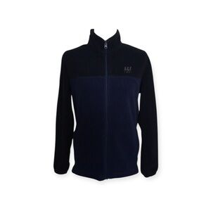 Abercrombie & Fitch Men's Black and Navy Jacket